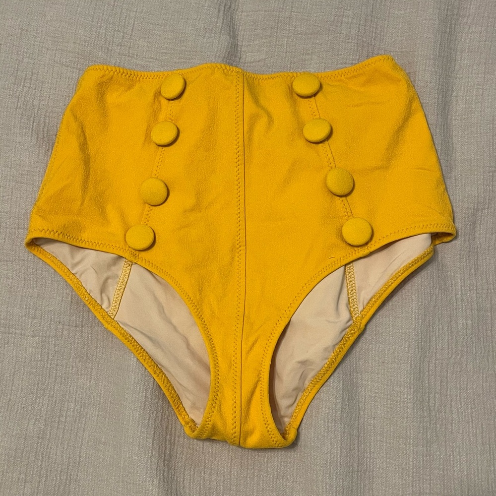 Lisa Marie Fernandez Yellow Bikini Bottoms